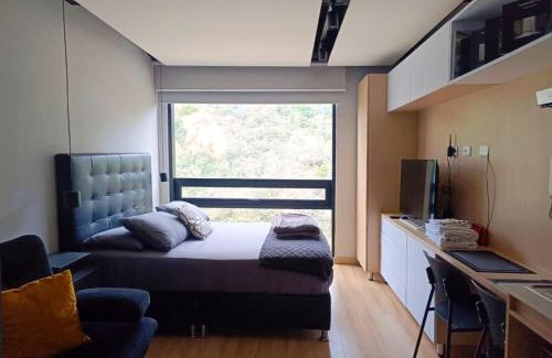 Usaquen Apartment | Vista a la montaña, Loft en Usaquen Bogotá Norte