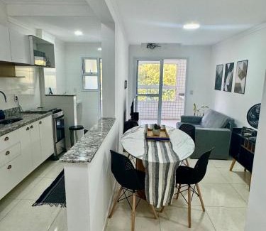 Canto do Forte Apartment | Vista espetacular no forte em PG