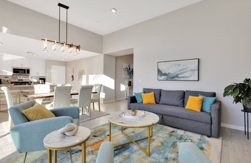 Desert Hot Springs House | Vista Springs, Large Pool 8 person Spa, Jr Volleyball Court with Mountain Views