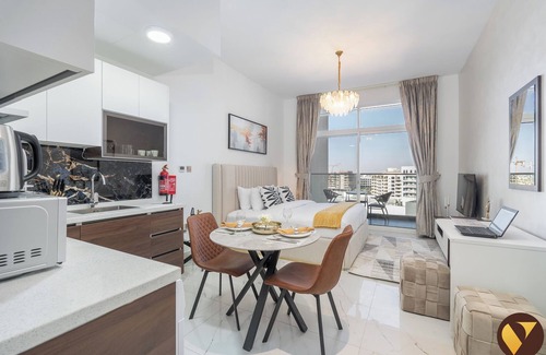 Al Barsha Apartment | Vogue Jewelz Resident near MiracleGarden