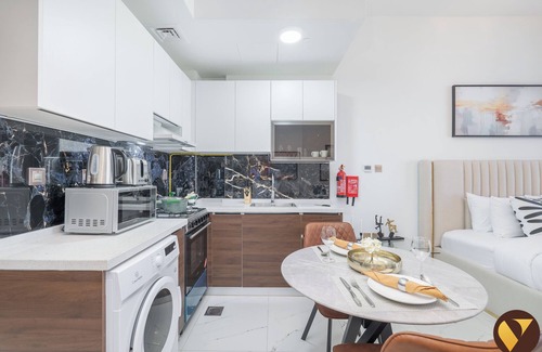 Al Barsha Apartment | Vogue Jewelz Resident near MiracleGarden