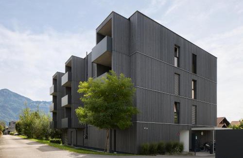 Dornbirn Apartment | VORALIVING - Modernes Neubau Apartment Toplage - Perfekt für Business & Urlaub - WLAN, 24 7 Check-in