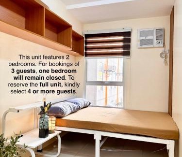 Rosario Hotel | VR Homes Ortigas - 2BR Condo with Free WiFi