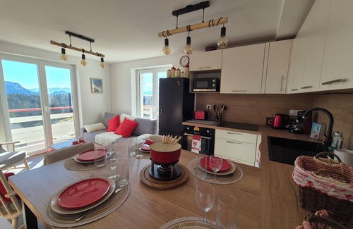 Pugny-Chatenod Apartment | Vue mont blanc au chalet Bouvard