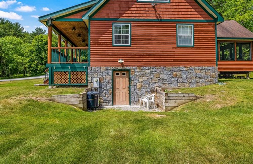 North Lake George Apartment | Walk-out apartment near lake & town with spacious yard, washer/dryer & fireplace