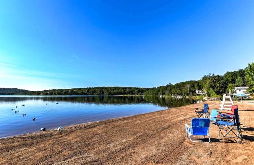 Pocono Lake House | Walk to Beach Family-Friendly Arrowhead Lake Home