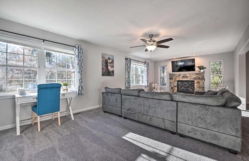 Pocono Lake House | Walk to Beach Family-Friendly Arrowhead Lake Home