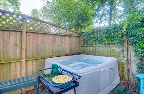 San Jacinto House | Walk to Beach Galveston Home with Hot Tub