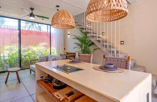 Bucerias Condo | Walk to Beach | Modern Design | Pool | Kitchen | Garden Oasis | Tranquil Setting