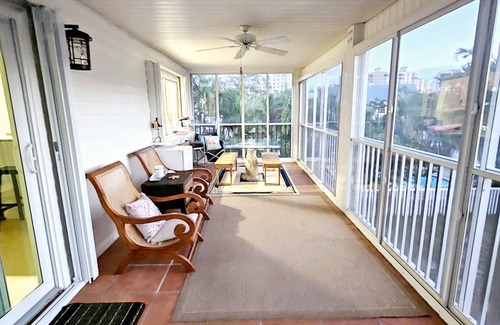 Laguna Shores House | WALK TO BEACH, PRIVATE FAMILY AND PET FRIENDLY POOL HOME ON A CANAL