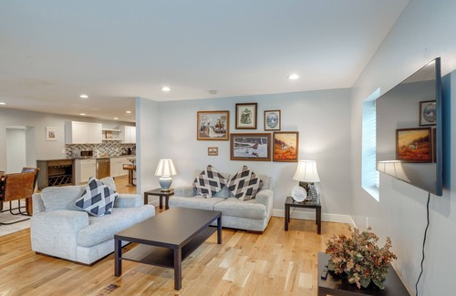 Utica House | Walk to Boat Ramp: Fenced Home in Jeffersonville!