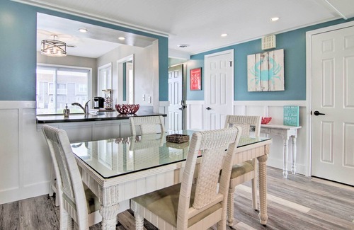 Caine Woods House | Walk to Maryland Beach: Canal-Front Escape w/Dock