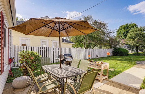 West Liberty House | Walkable Group Getaway w/Bikes in West Liberty!