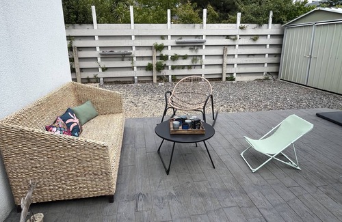 Jullouville House | Walking distance to beach and shops, family home with fully enclosed garden.