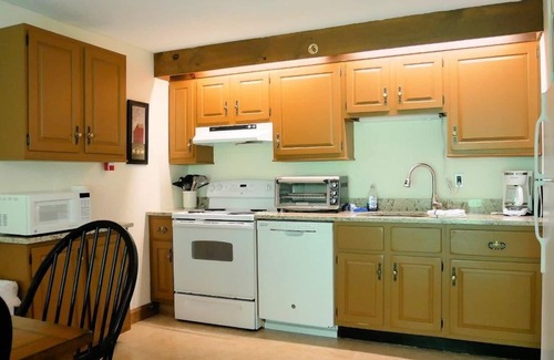 Bromley Mountain Condo | Walkout this trailside, Bromley's Bower House condo