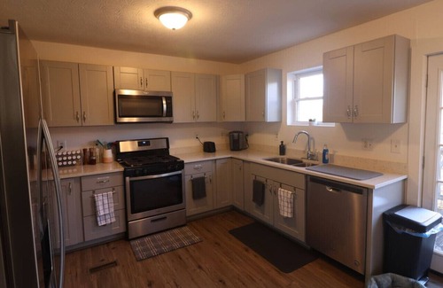 Primrose Cottage | Warm Red River Cabin w/WorkSpace & EV Charger