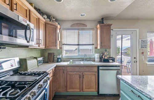Saratoga Springs House | Wasatch Retreat | Patio | Dedicated Workspace