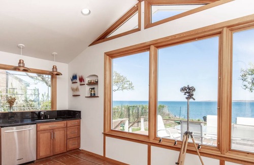 Clearwater Beach House | Water Front East Hampton Home- Expansive bay views