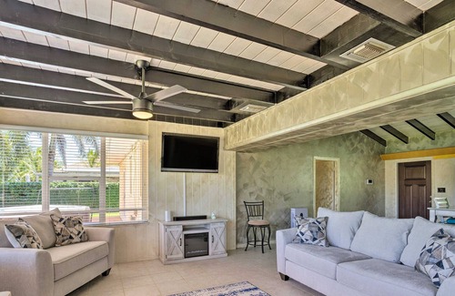 Lake Clarke Shores House | Water-view home near the beach with private hot tub, deck, boat access, grill