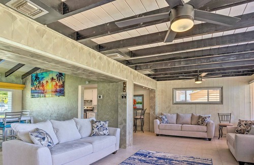Lake Clarke Shores House | Water-view home near the beach with private hot tub, deck, boat access, grill