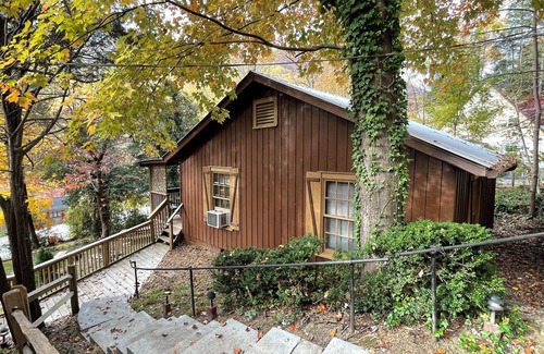 Chimney Rock Cabin | Waterfall View Cabin with Last of the Mohicans Waterfall view.