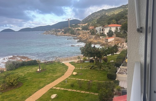 Corse-du-Sud Apartment | Waterfront apartment with breathtaking view of the Sanguinaires mountains