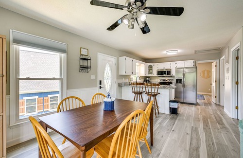 New London House | Waterfront Badin Lake Getaway: Boat Dock, Fire Pit