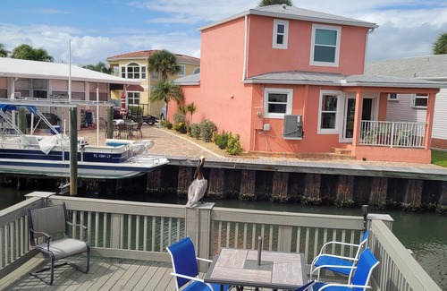 Nettles Island House | Waterfront bungalow on canal with sunset views oceanfront beach resort community