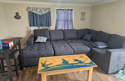 San Patricio County Cabin | Waterfront Cabin in Aransas Pass, Texas. Full kitchen! @Fin and Feather Marina