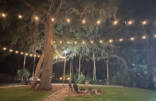 Northside RV Rental | Waterfront campsite, a serene oasis for nature lovers and fishing enthusiasts! n