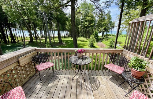 Menonaqua Beach Condo | Waterfront Condo On Little Traverse Bay. Beaches, Tennis,Near Golf And Ski