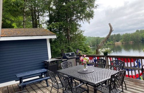 Weare Cottage | Waterfront cottage on Lake Horace!