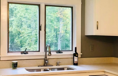 Jefferson House | Waterfront, dog-friendly home on Damariscotta Lake with sunrise view