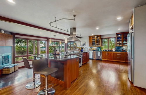 Poulsbo House | Waterfront dream with luxe finishes, 2 suites, home theater & amazing views