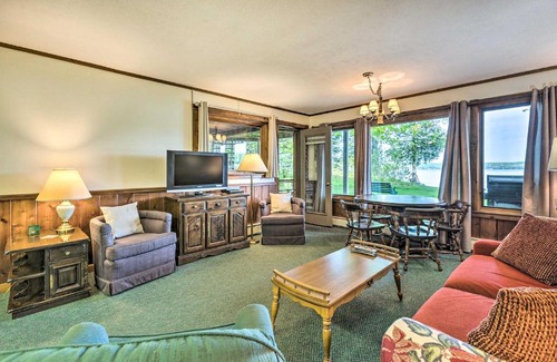 Glen Arbor Apartment | Waterfront Glenn Lake Condo Gas Grill and Views