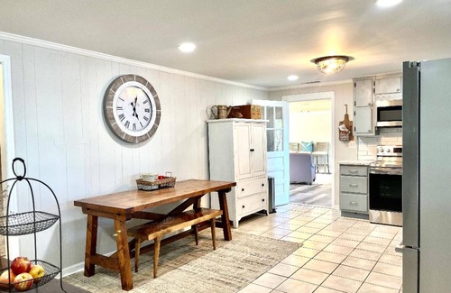 Lavonia House | Waterfront home for 12: pets welcome, covered deck, boat slip, beach area, grill