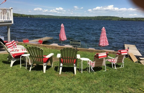 Laconia House | WATERFRONT HOME MILLION DOLLAR VIEWS BOAT HOUSE & BOAT SLIPS SITS ONTOP OF WATER