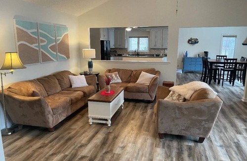 Littleton House | Waterfront home on Pigeon Roost Creek at lake center. Easy access to main lake.