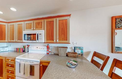 Belfair House | Waterfront home on Trails End Lake with private hot tub, fishing pier, & firepit