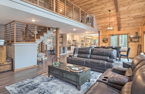 Nebo House | Waterfront Home Rental on Lake James w/ Dock!