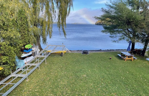 Belgrade House | Waterfront Home, Sandy Beach, Belgrade Lakes Maine