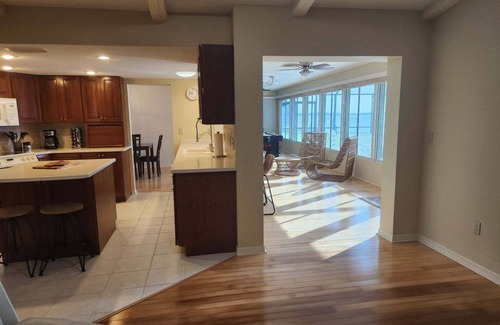 Gulf Cove House | Waterfront Home with Heated Pool, Bikes, Dock and Kayak on the Myakka River