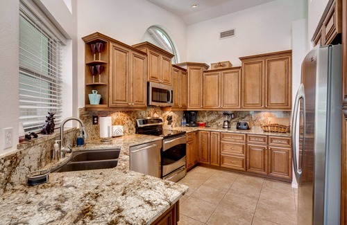 Arrowhead Ranch House | Waterfront Home w/Heated Pool and 1 Garage Spot Near Shops!