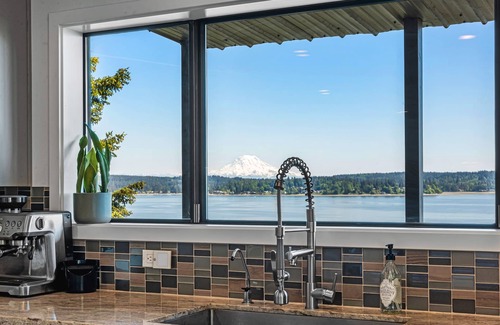 Burley House | Waterfront Home w/views, outdoor dining & fire pit