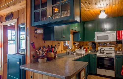 Lincolnville Cottage | Waterfront home with pond views - dock, canoe, washer/dryer & full kitchen