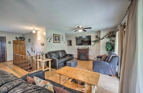 Golden House | Waterfront Home with Fire Pit on Table Rock Lake