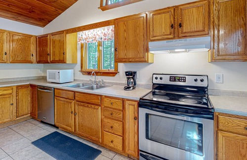 Poland House | Waterfront home with grill, full kitchen, and dog-friendly