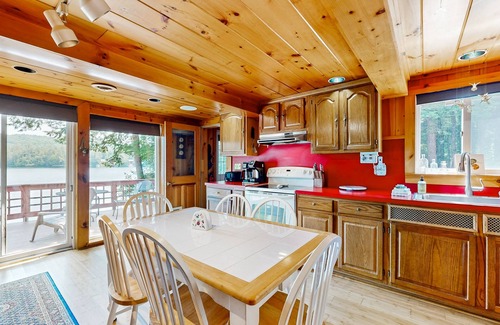 Sanbornton Cabin | Waterfront home with firepit, grill, & scenic deck - near outdoor recreation