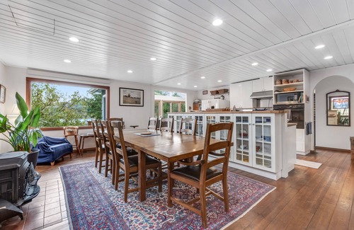 Seabeck House | Waterfront house & cottage with private beach, kayaks, SUPs, 4 decks - dogs OK
