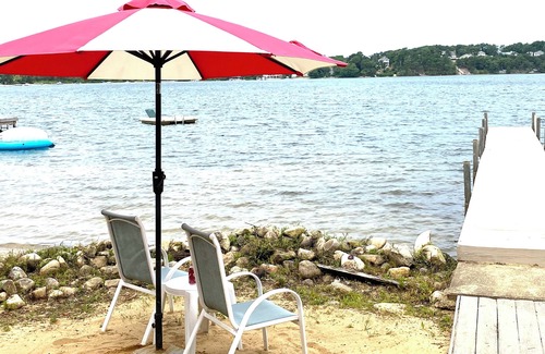 Harwich House | Waterfront lake house private beach dock